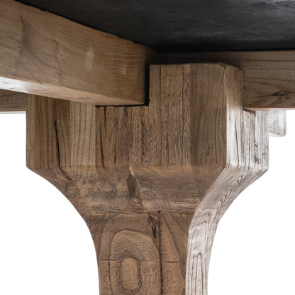 Round Dining Table 140cm - Rustic Natural