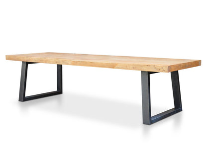 Reclaimed Elm Wood 3m Dining Table - 120cm (W)