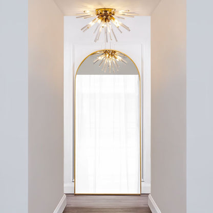 Archibald Floor Mirror - Gold Leaf