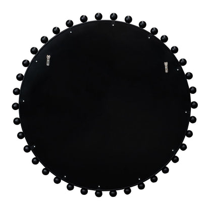 Birchgrove Round Wall Mirror - Black