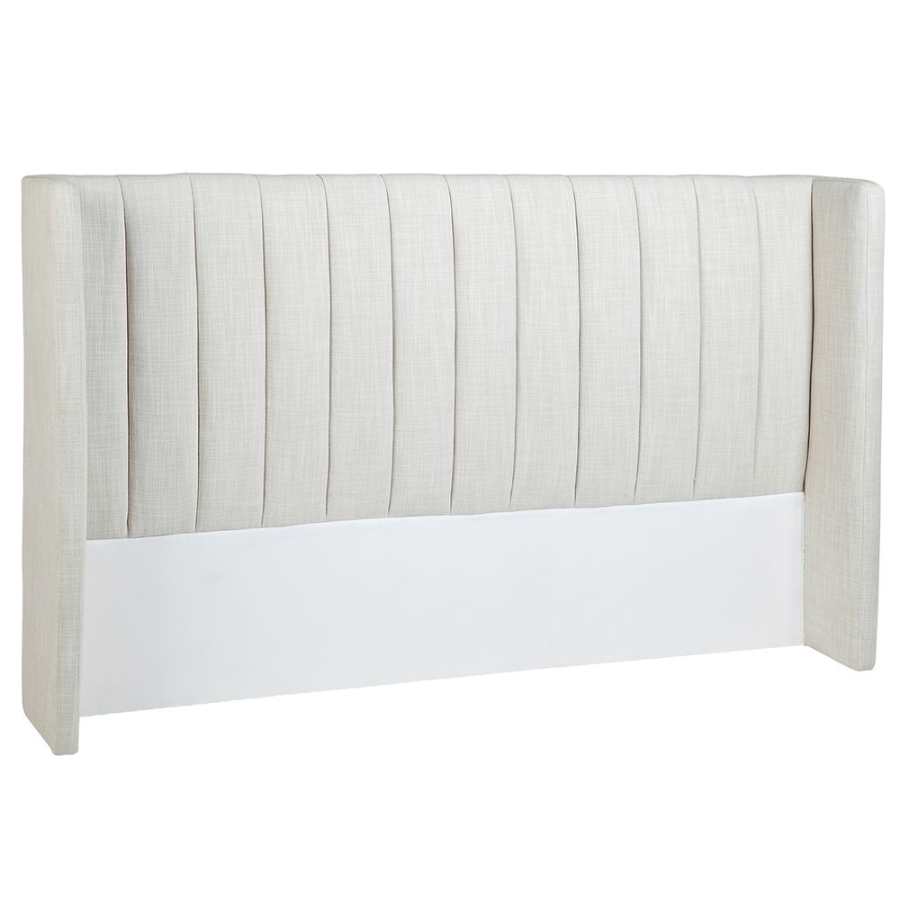 Central Park King Bedhead - Natural Linen