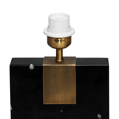Nazare Marble Table Lamp - Black