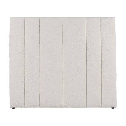 Soho Double Bedhead - White Boucle