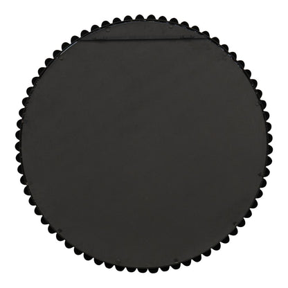 Esme Round Wall Mirror - Black