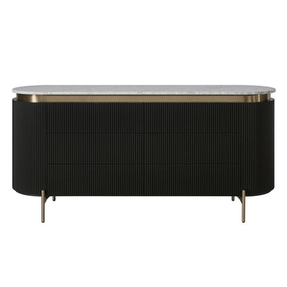 Demarco 6 Drawer Chest - Black