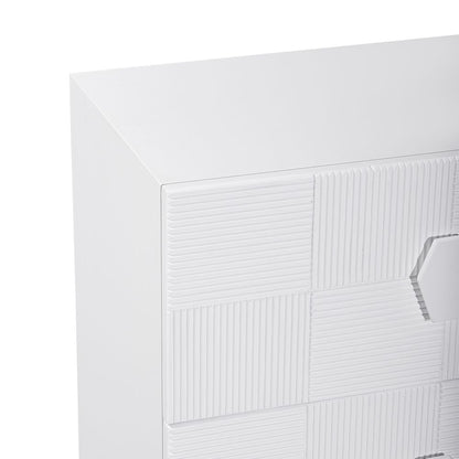 Alton Bedside Table - Large White