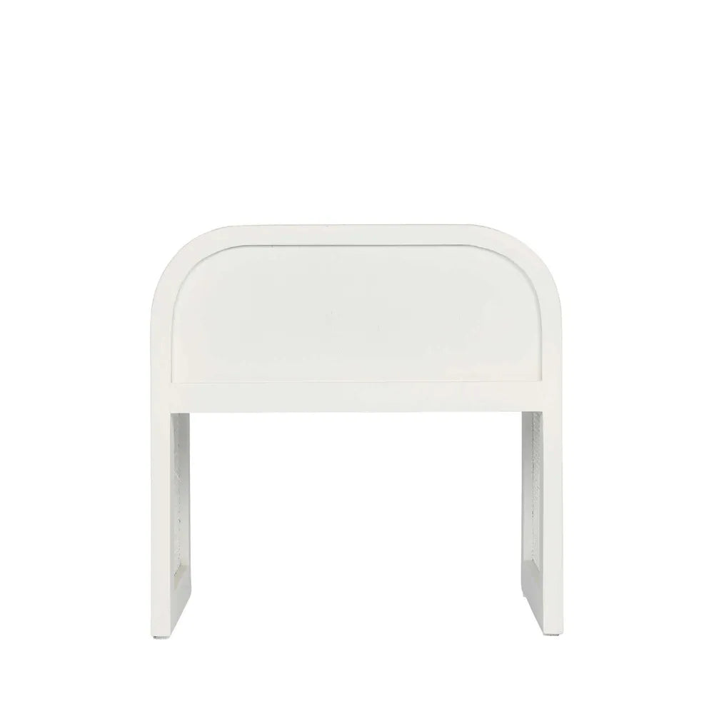 Grace Bedside Table Sungkai Wood - Off White