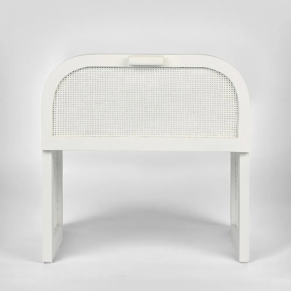 Grace Bedside Table Sungkai Wood - Off White