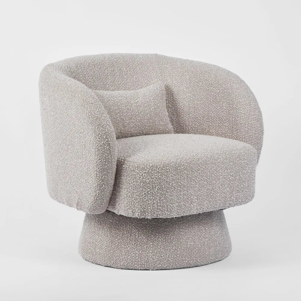 Selena Swivel Chair - Beige