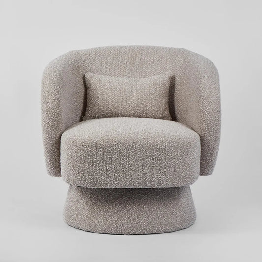 Selena Swivel Chair - Beige