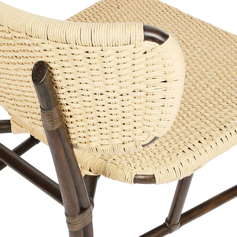 Wanda Woven Rattan Lounge Chair - Natural