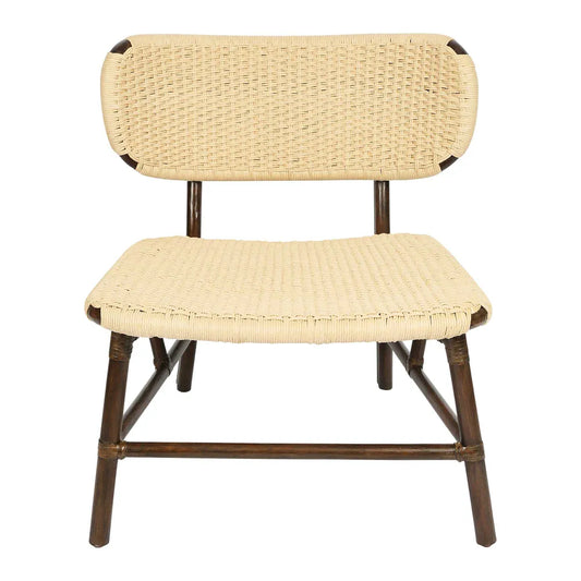 Wanda Woven Rattan Lounge Chair - Natural