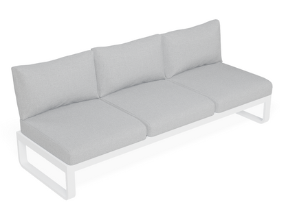 Fino 3-Seater With Backrest And Ottoman Outdoor Modular Sofa