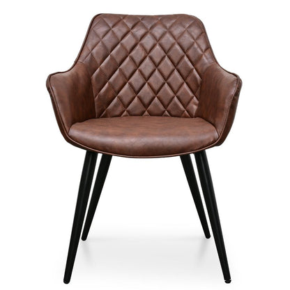 Ex Display - George Plywood Dining Chair - Cinnamon Brown