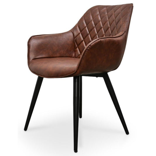 Ex Display - George Plywood Dining Chair - Cinnamon Brown