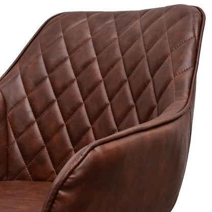 Ex Display - George Plywood Dining Chair - Cinnamon Brown