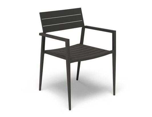 Halki Stackable Outdoor Chair - Charcoal