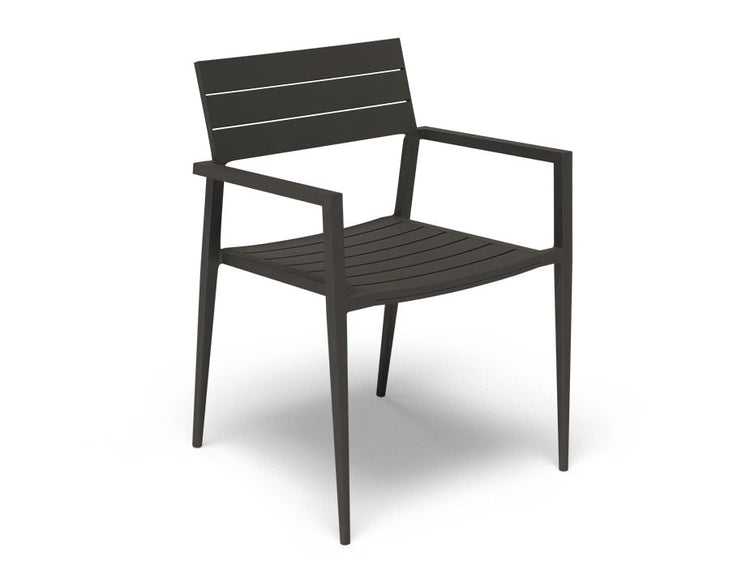 Halki Stackable Outdoor Chair - Charcoal