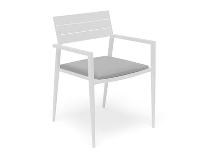 Halki Stackable Outdoor Chair - White