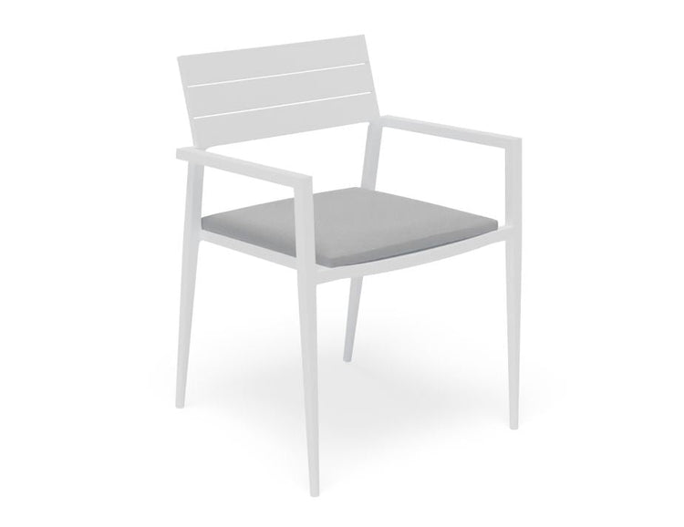 Halki Stackable Outdoor Chair - White