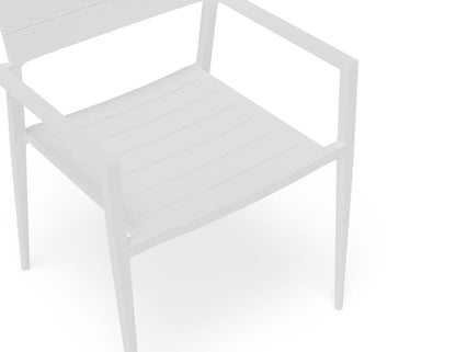 Halki Stackable Outdoor Chair - White