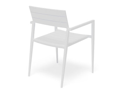Halki Stackable Outdoor Chair - White