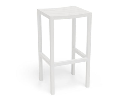 Halki Outdoor Stool - White