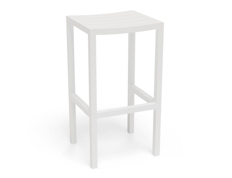 Halki Outdoor Stool - White