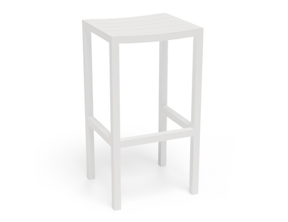 Halki Outdoor Stool - White