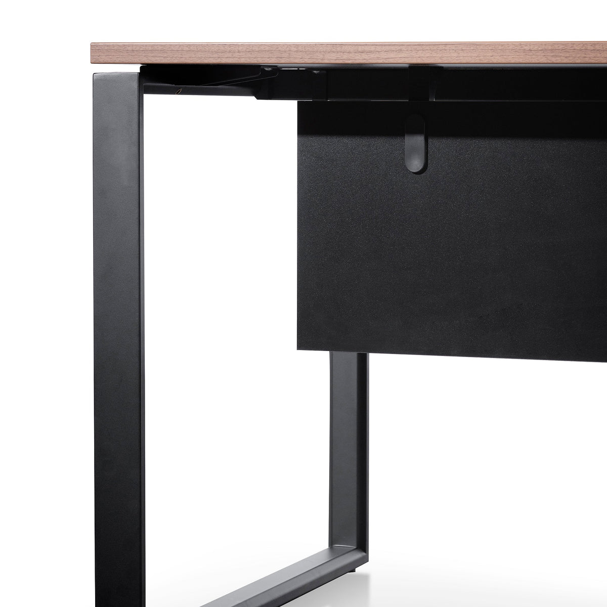 Halo 1.8m Executive Desk with Left Return – Walnut – view 13