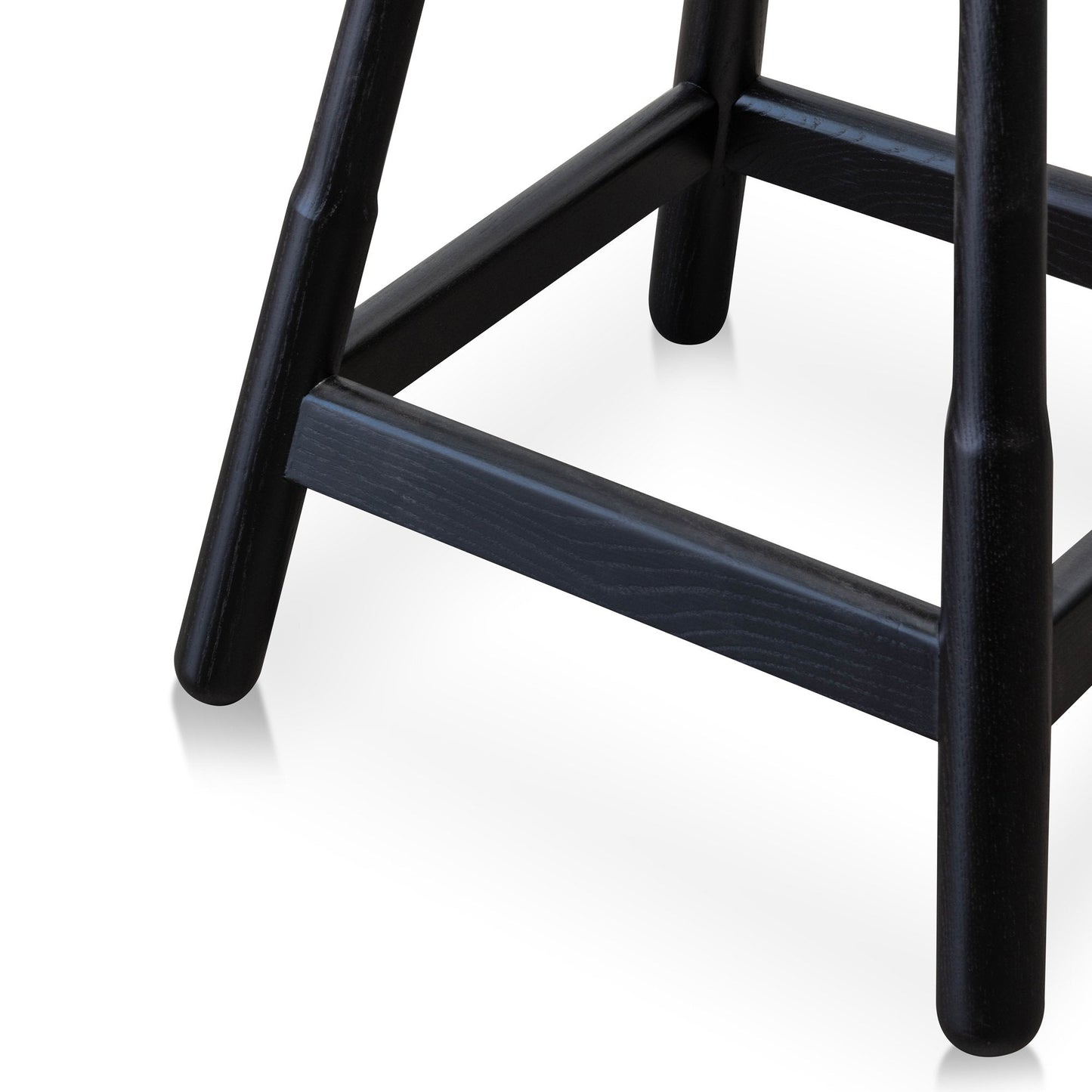 Ex Display - Hathor Wooden Bar stool - Ash Black