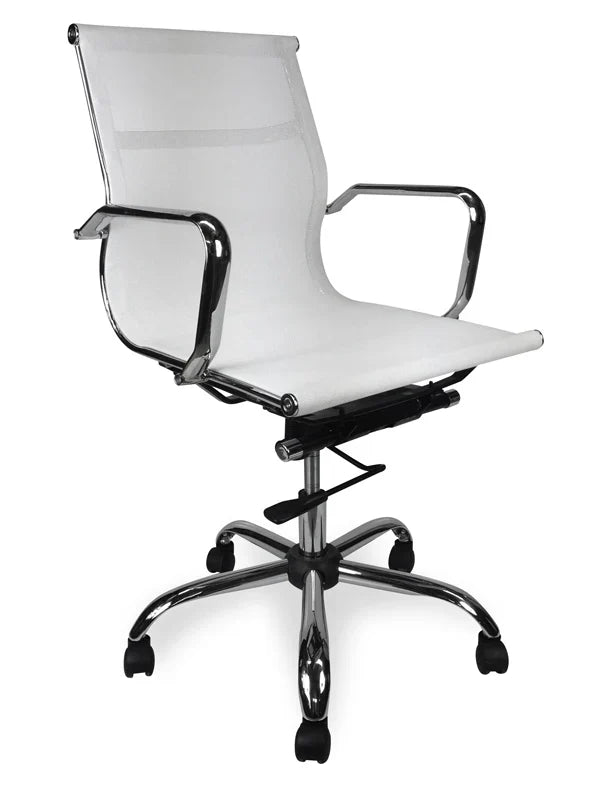 Anders Designer Mesh Boardroom Office Chair - White