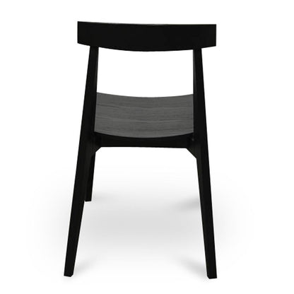 Set of 2 - Jira Wood Dining Chair - Black