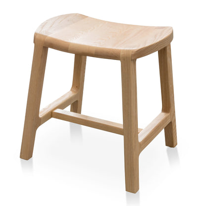 Judy Wooden Low Stool - Natural