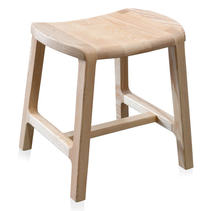 Judy Wooden Low Stool - Natural