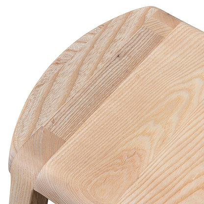 Judy Wooden Low Stool - Natural