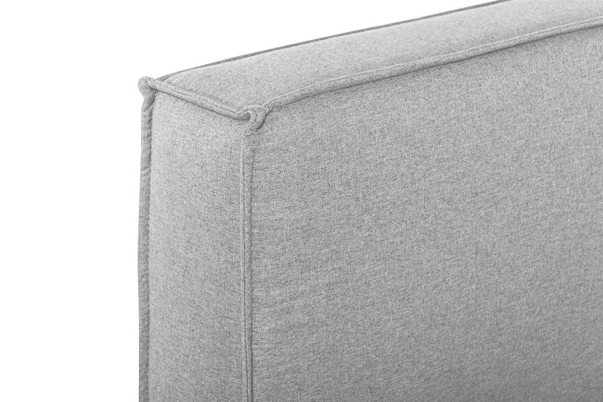 King Bed Frame - Pearl Grey Fabric