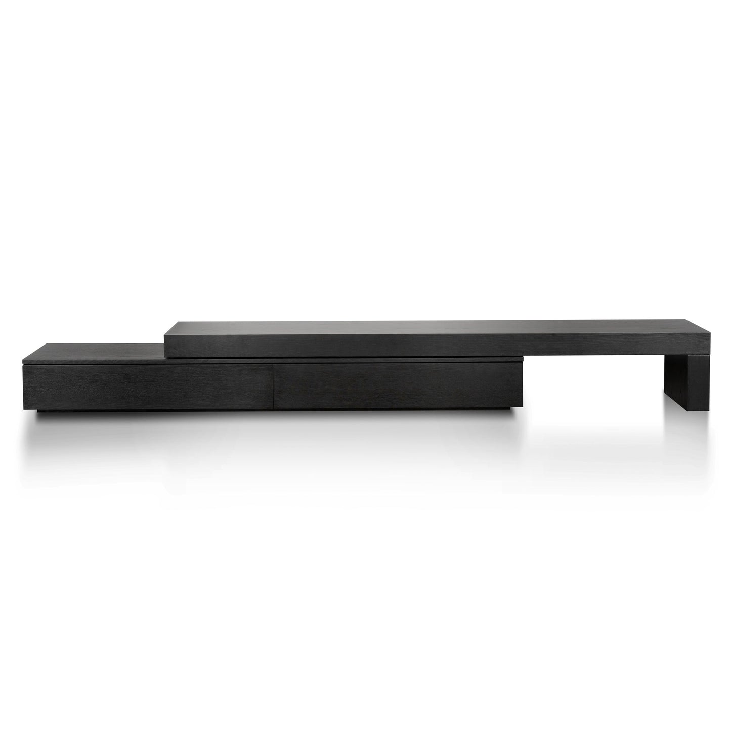 CTV6132-CN Extendable Entertainment TV Unit - Black Oak