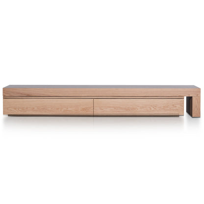 Extendable TV Entertainment Unit - Natural Oak