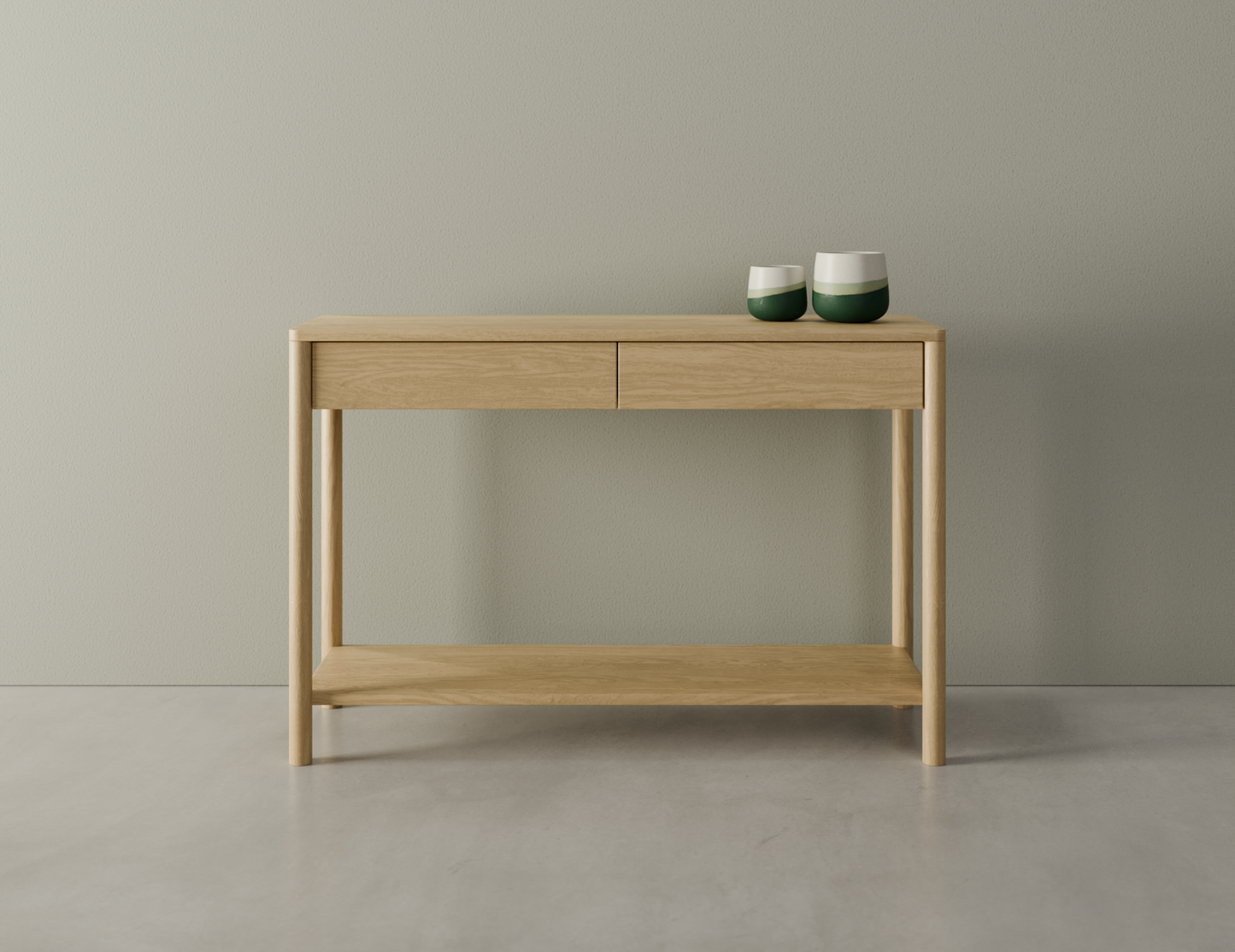 Nordica Console Table - Solid Oak - 115cm