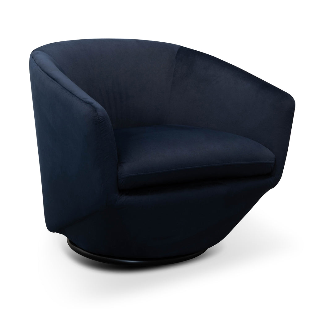 CLC2534-KSO Swivel Lounge Chair - Navy Velvet