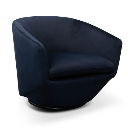 CLC2534-KSO Swivel Lounge Chair - Navy Velvet