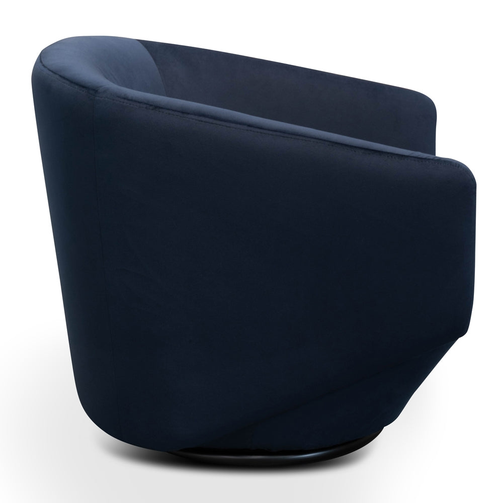 CLC2534-KSO Swivel Lounge Chair - Navy Velvet