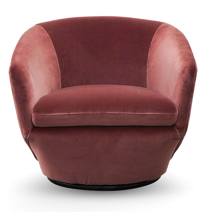 CLC2739-KSO Swivel Lounge Chair - Blood Orange