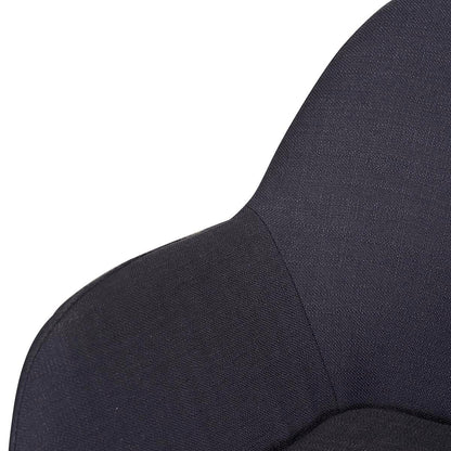 Ex Display - Lynton Fabric Dining Chair - Black