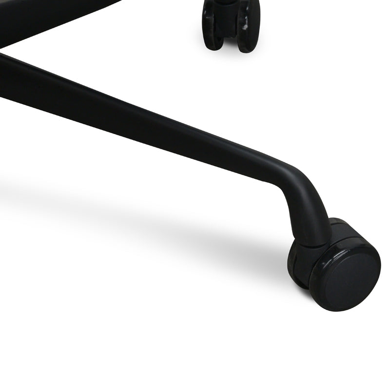 Floyd PU Leather Office Chair – Full Black – view 5