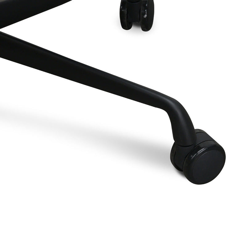 Floyd PU Leather Office Chair – Full Black – view 5