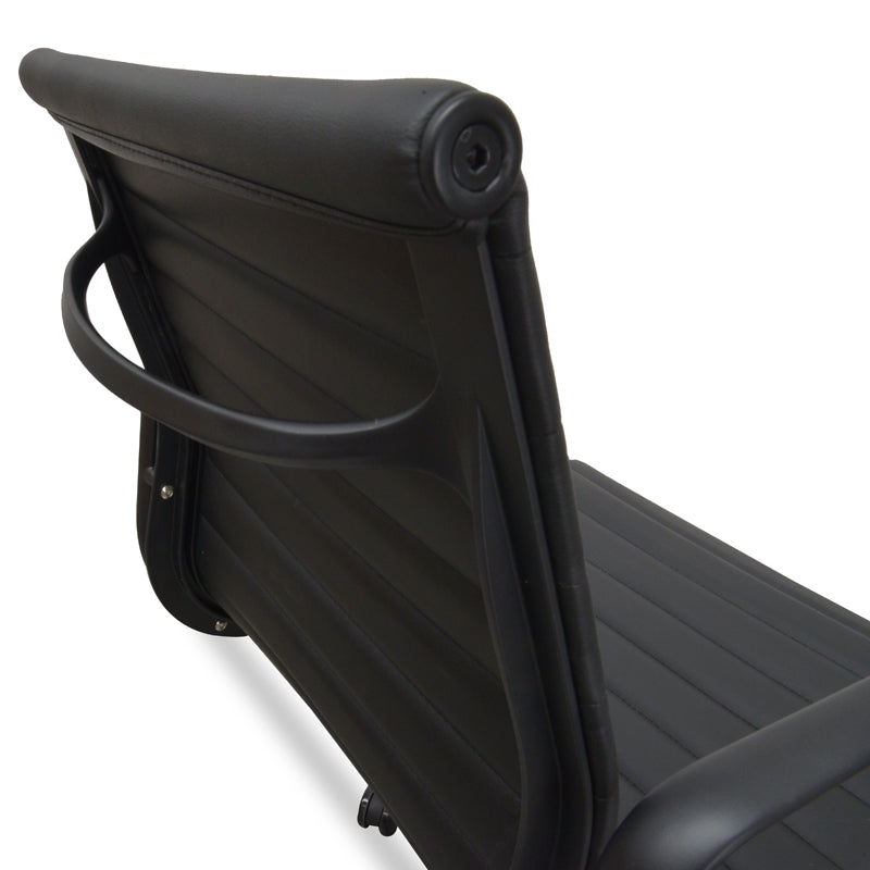 Floyd PU Leather Office Chair – Full Black – view 8