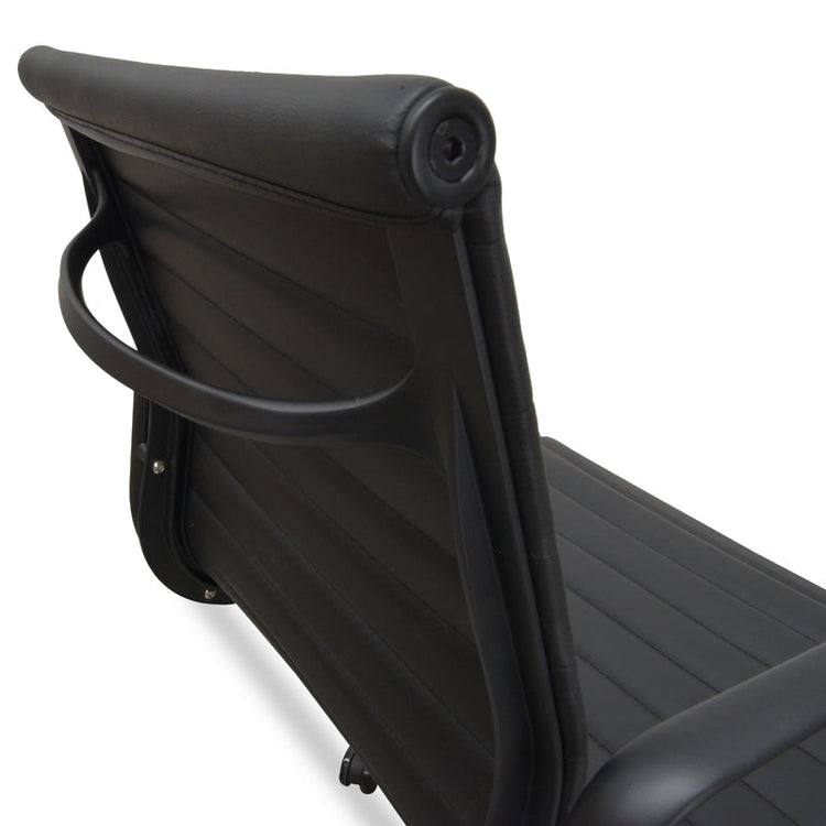 Floyd PU Leather Office Chair – Full Black – view 8