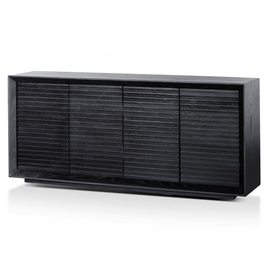 Ex Display - Maribel 1.8m Wooden Sideboard - Black Oak